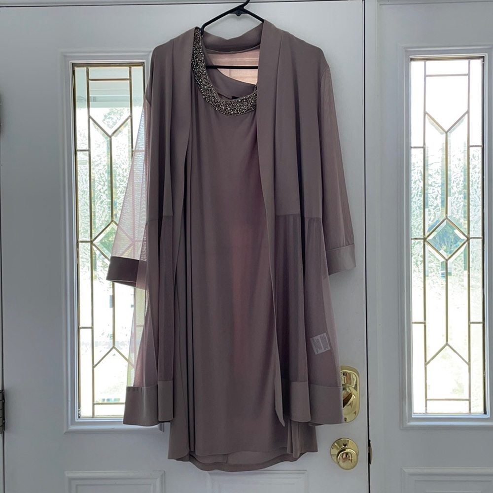 Brown 2 piece dress!